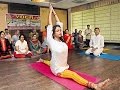 Star Reporter - Manchu Lakshmi interacts with Yoga guru and learners