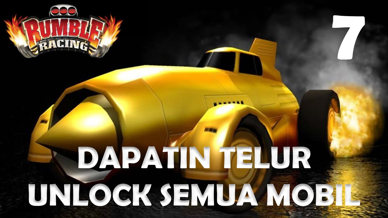 Gameplay Rumble Racing | Lokasi Semua Easter Egg Membuka Mobil Spesial ...