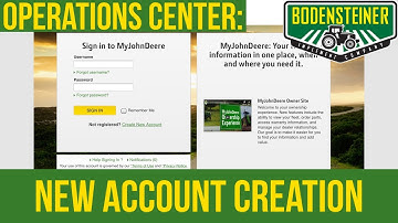 Operations Center - Creating your Account