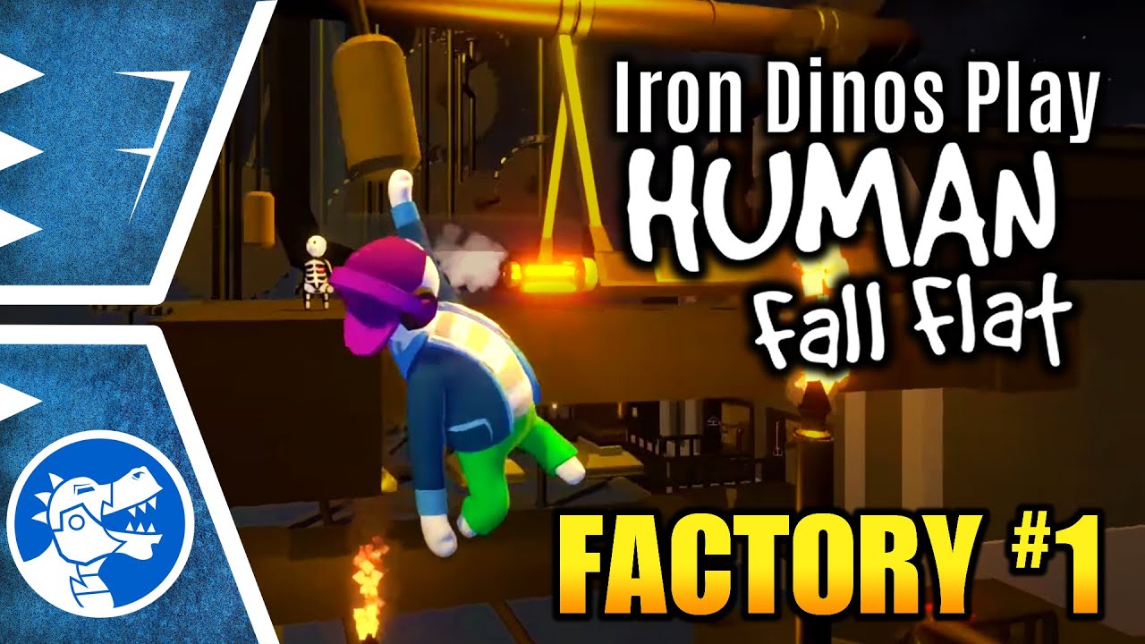 Human: Fall Flat | Factory Level Part 1 | Coop playthrough gameplay