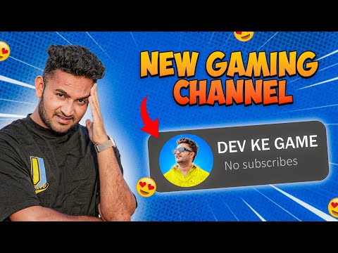 I Started A New Gaming Channel! (Dev Ke Game) 🎮✨