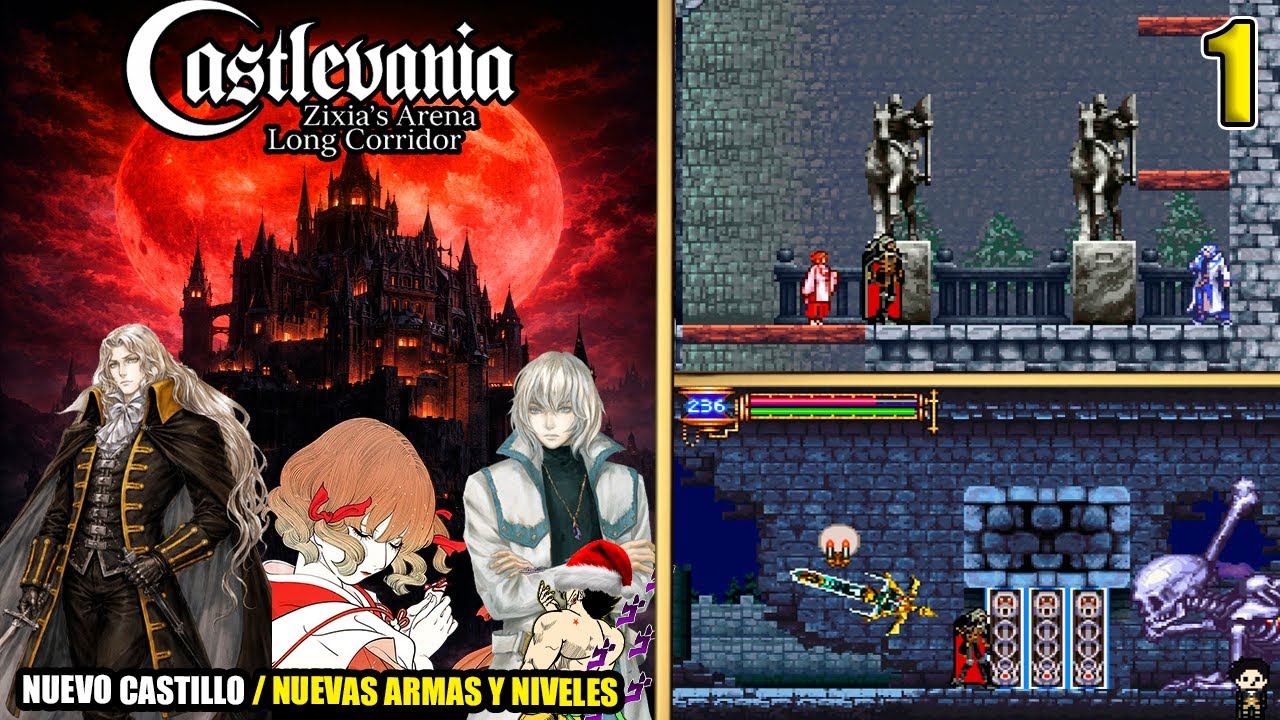 Castlevania: Zixia's Arena Long Corridor en Español - Creador por Zixia | Ep.-01 UN CASTILLO NUEVO