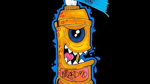 How to Draw a One Eye Spray can - Tutorial