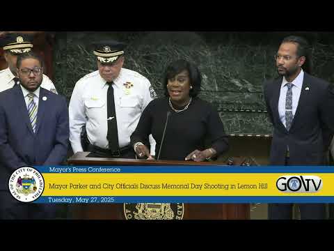 Mayor's Press Conference May 27th 2025 - video from Phila