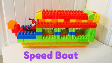 Speed Boat/Building blocks for kids/Building blocks /Blocks Building Speed Boat/blocks