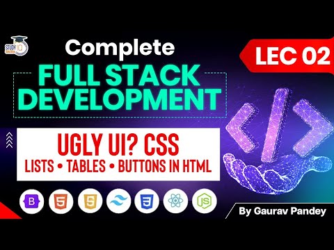Why Your HTML Looks Ugly & How to Fix It with CSS (Lists, Tables, Buttons Made Easy)