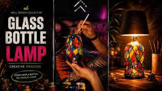 Turning a Glass Bottle Into a Lamp | Creative Process
