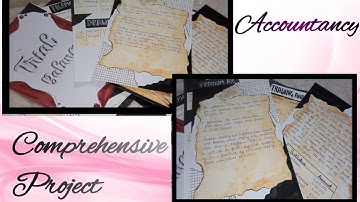 Comprehensive Project #Accountancy#Class 11th and 12th#Full video#