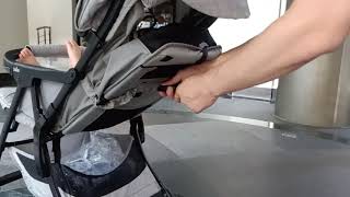 Joie fluri drift 橫輕巧x磁吸扣手推車-背靠處多段式調整