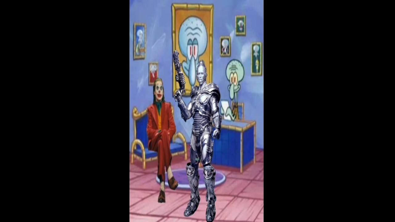 Joker and Mr. Freeze send each other to Jesus #shorts #batman #spongebob
