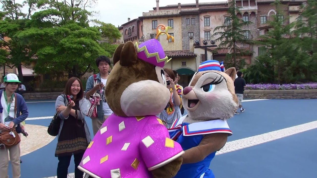Tds 迫るチップ 避けるクラリス ディズニーシー プラザ Youtube