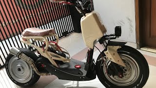 proses pembuatan mio ala ruckus / honda ruckus/ honda zoomer / part 1