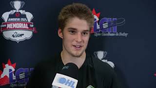 Memorial Cup Post-Game Media Availability: Denver Barkey (London Knights) – May 24, 2025