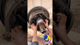 🔥 INSANE Truck Brake Drum & Hub Repair Process! 😱 Heavy Duty Wheel Assembly Restoration #Shorts