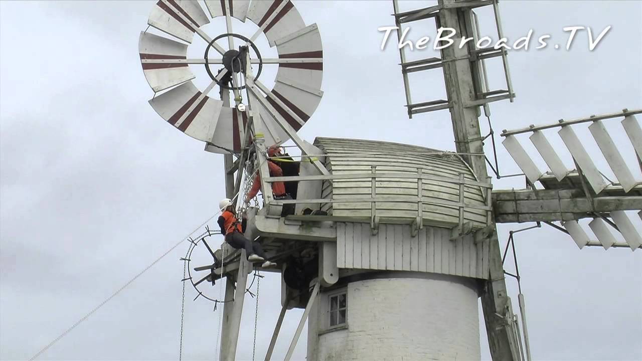 Thurne Mill Abseil - Norfolk Broads - TheBroads TV