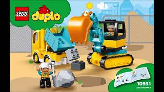 LEGO Instructions | Duplo | 10931 | Truck & Tracked Excavator