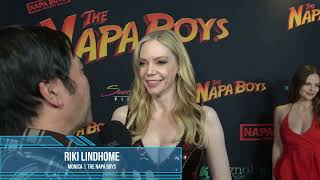 Riki Lindhome Carpet Interview at The Napa Boys Premiere Wealth