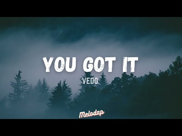 VEDO - You Got It  | it's time to boss up fix your credit girl get at it (Lyrics / Lyrics Video) class=