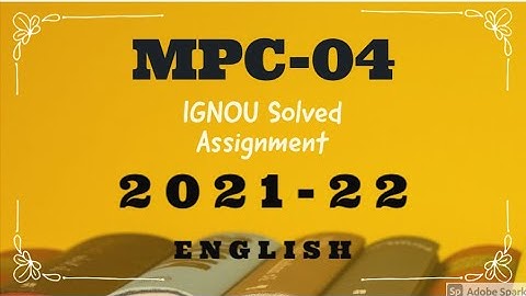 IGNOU MPC 4 SOLVED ASSIGNMENT 2021-22 Advanced Social Psychology  IGNOU SOLVED ASSIGNMENT