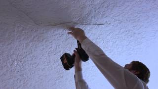 Celebrity Interior Plaster ceiling repairs with screws. Profile