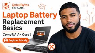 Laptop Battery Replacement Basics | CompTIA A+ Core 1