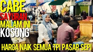 harga cabe sayuran naik tpi sepi ,pasar induk cibitung,4 Desember 2023