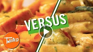 Meat Vs Veg: Creamy Fajita Pasta Recipe | Twisted