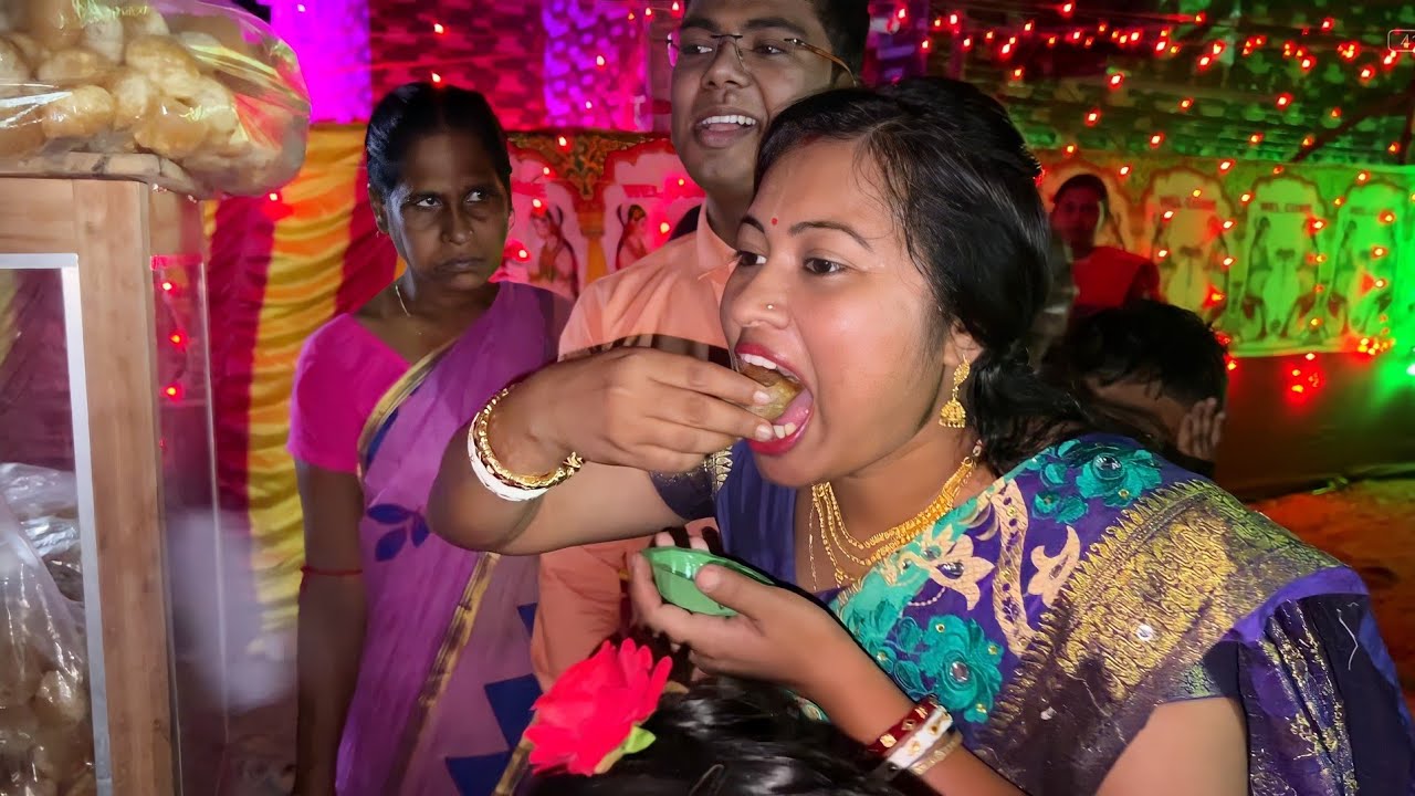 বিয়ে বাড়িতে ফ্রী তে যা ফুচকা খেয়েছি তার ডবল ফুচকা বৌভাতে খেলাম ||popi kitchen vlog