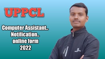 Uppcl computer assistant online form 2022|