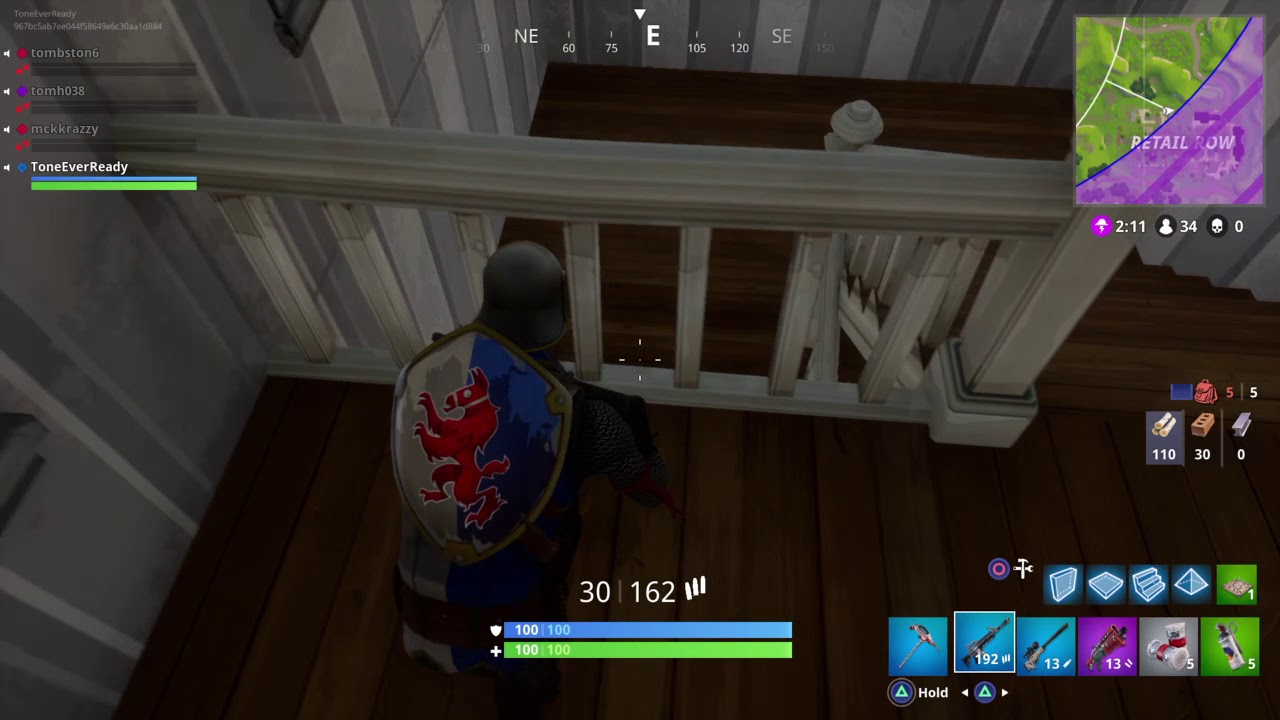 Fortnite 4v1 squad elim