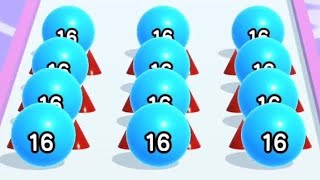 24 Ball Run 2048- All Levels Gameplay Walkthrough Android, Ios Multiple Levels