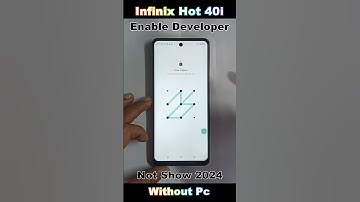 How to Infinix Hot 40i ON Developer Options Settings ✅ Infinix Hot 40i Oem Unlocking Enable Develope