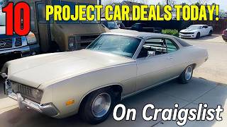 Today’s Top 10 Project Car Deals – Hidden Gems on Craigslist!
