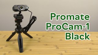 Распаковка Promate ProCam-1 FullHD USB Black (procam-1.black)