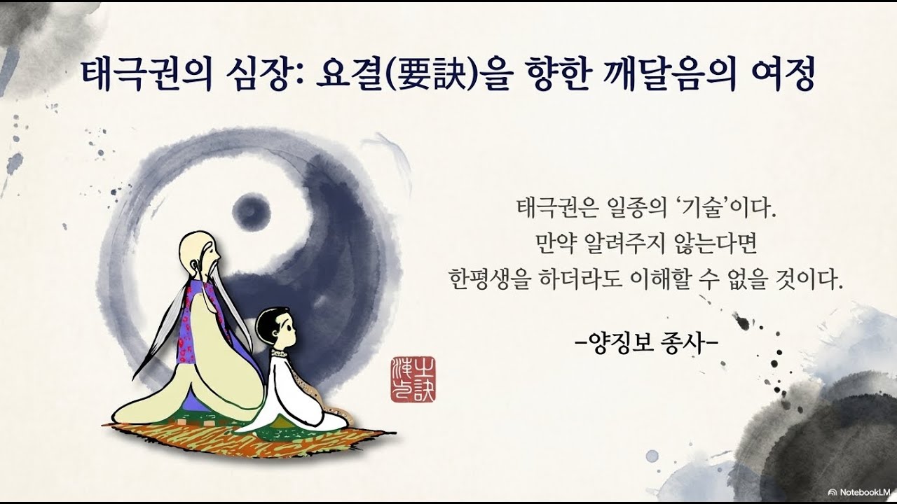 태극권의 역사와 유래 그리고 원리