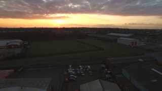 Quadcopter Over Scunthorpe Sunset