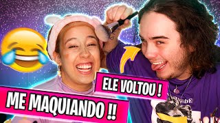 IRMÃO NARRANDO E FAZENDO A MAKE | * DEU TUDO ERRADO *😭