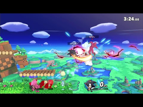 【スマブラSP】ソニック 撃墜用コンボ「空N空後」