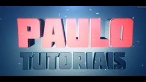 Nova intro do canal :D