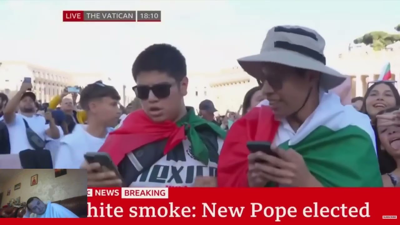 New pope elected as white smoke emerges from Sistine Chapel | BBC News