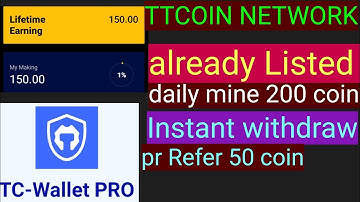 TT coin network new big update | cryptonews today | TT coin mining | TT coin withdraw kaise karen