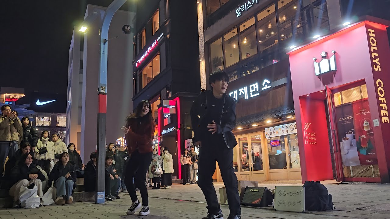 240104　弘大バスキン かがわゆう & キム・ヒョジン  Part.2 4K画質　홍대버스킹 카가와유（Yu Kagawa） & 김효진（Kim Hyojin）