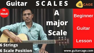 A major scale | Scale patterns on All strings