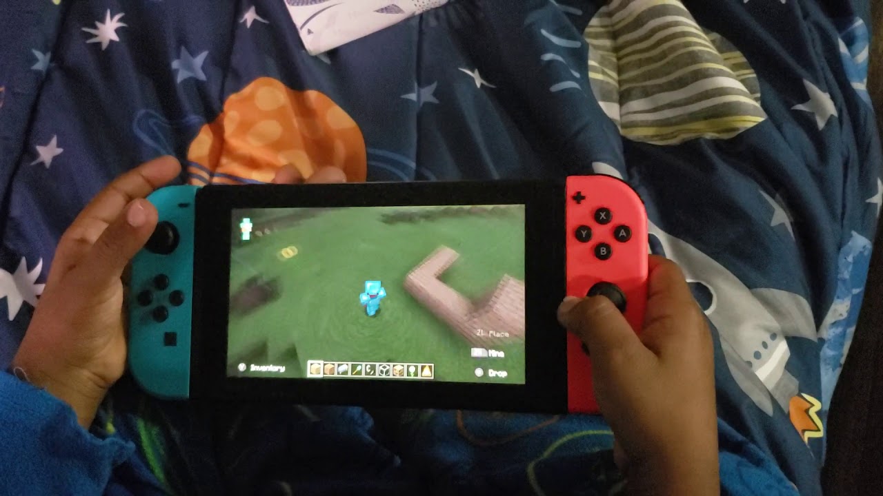 Minecraft Nintendo switch beginners creative mode - YouTube