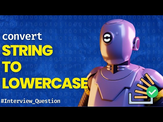 Lowercase Javascript