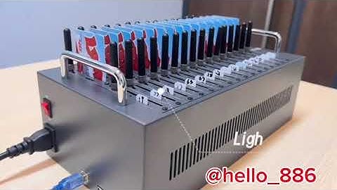 32 port modem，32Ports SMPP SMS Gateway- Support Receive SMS and Send SMS