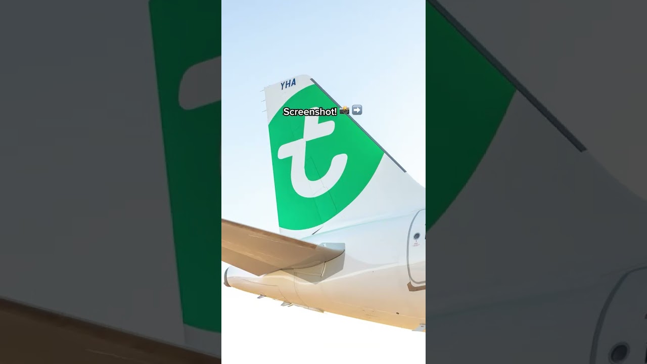 Brb ff 20 screenshots maken 📸 #transavia #aviation #avgeek