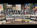 Huge manga  anime haul 80 volumes  january 2024 purchases  reads