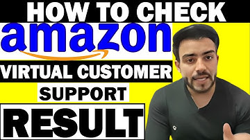 How to check the Amazon VCS Result / VCS Assessment / Work from Home