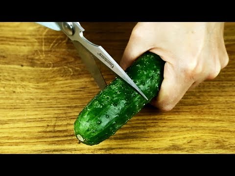 Огурцы. Уж ОЧЕНЬ ВКУСНО! Скорее сохраняйте рецепт! Салат просто БОМБА!